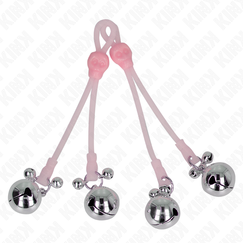 Kink - pinzas para pezones luminosas forma calabera
