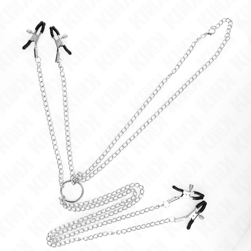 Kink - pinzas para pezones y clítoris 4 enganches ajustable