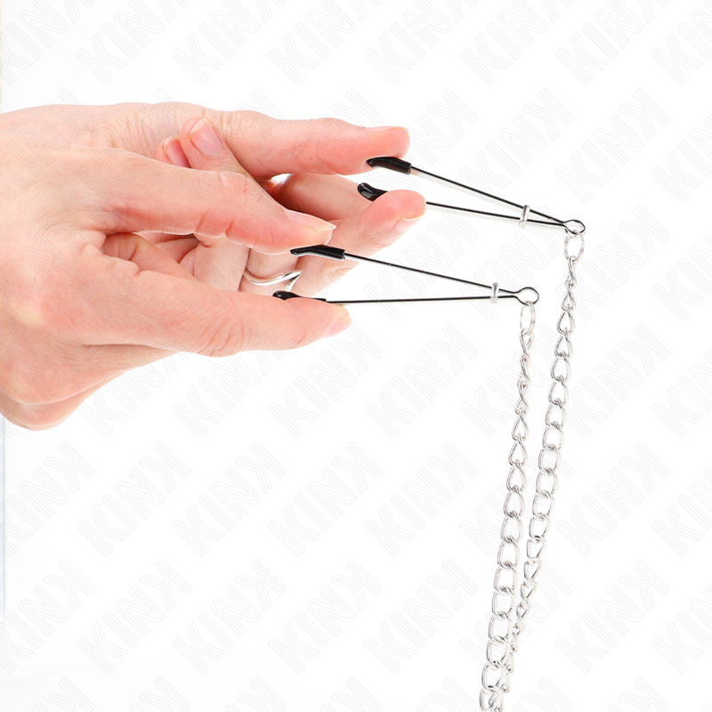 Kink - pinzas para pezones y clítoris con cadena 30 cm