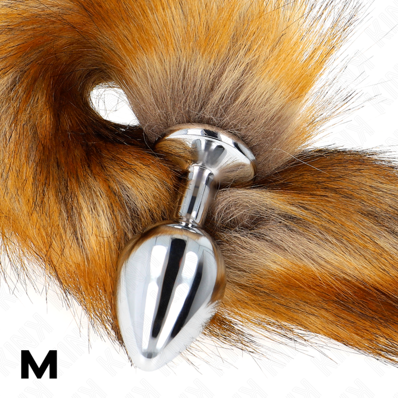 Kink - plug anal talla m 8 x 3.5 cm con cola sintética 40