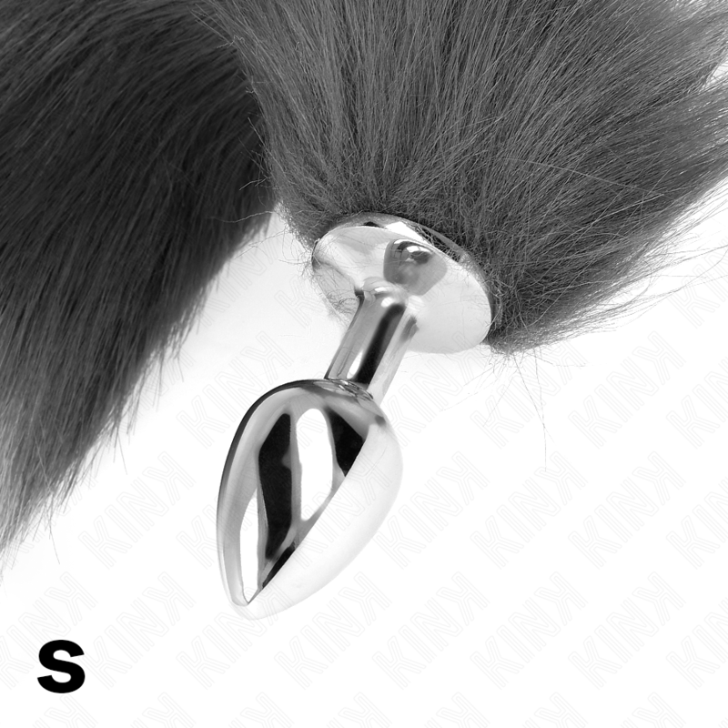 Kink - plug anal talla s 7 x 3 cm con cola sintética 40 cm