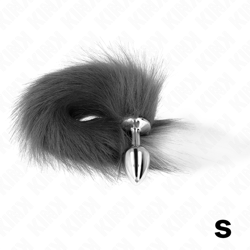 Kink - plug anal talla s 7 x 3 cm con cola sintética 40 cm