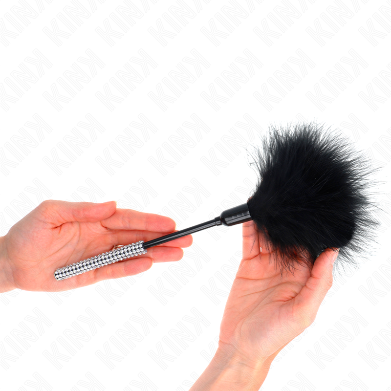 Kink - plumas para cosquillas con mango de diamantes