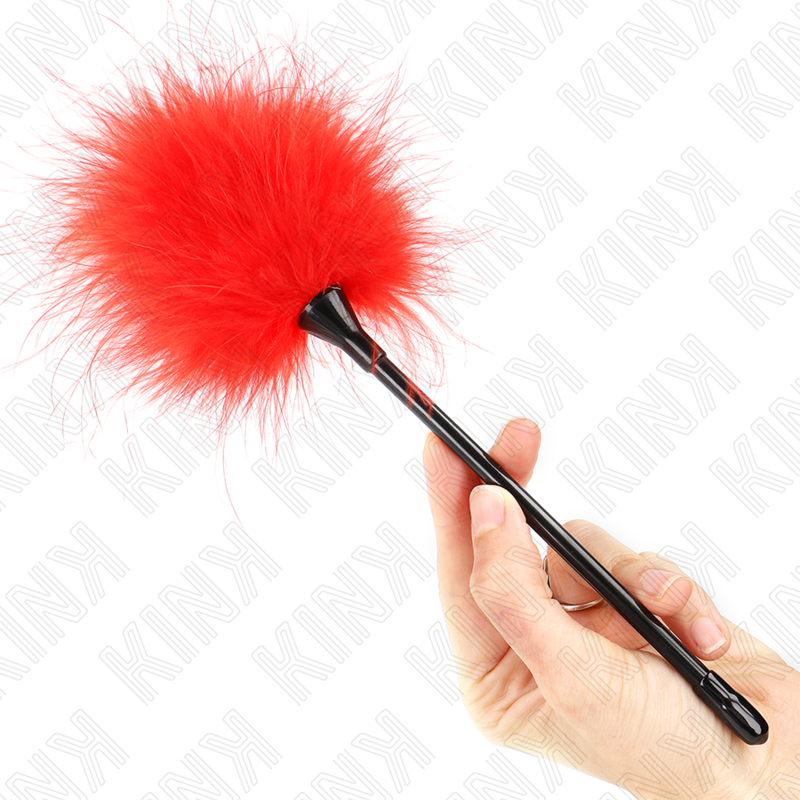 Kink - plumas para cosquillas rojo usado para el kit