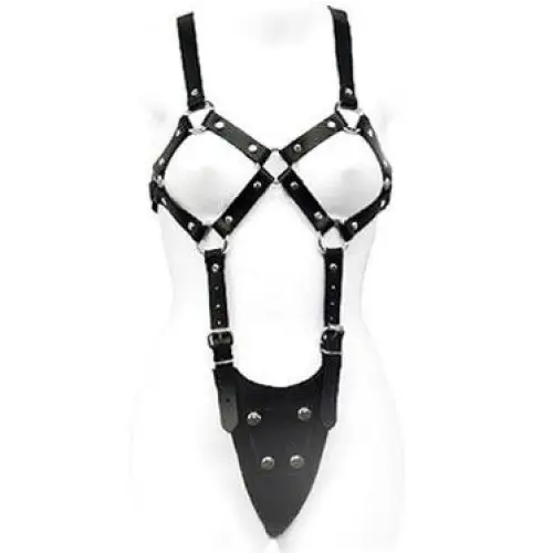 Leather body - exposed body woman
