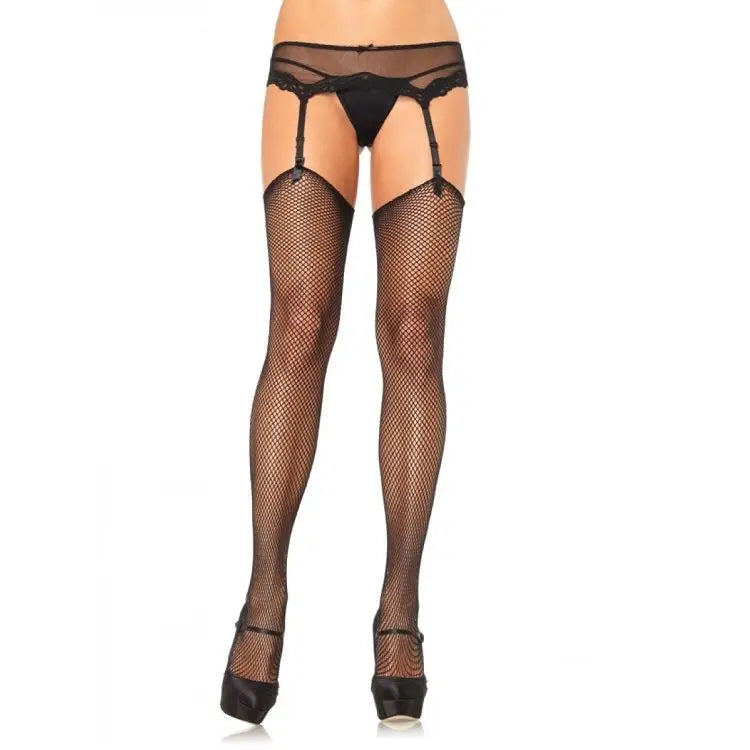 Leg avenue - medias de red sin silicona autoadherente