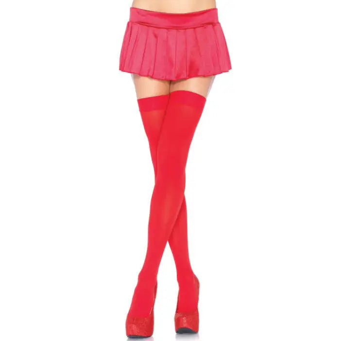 Leg avenue - medias opacas rojo