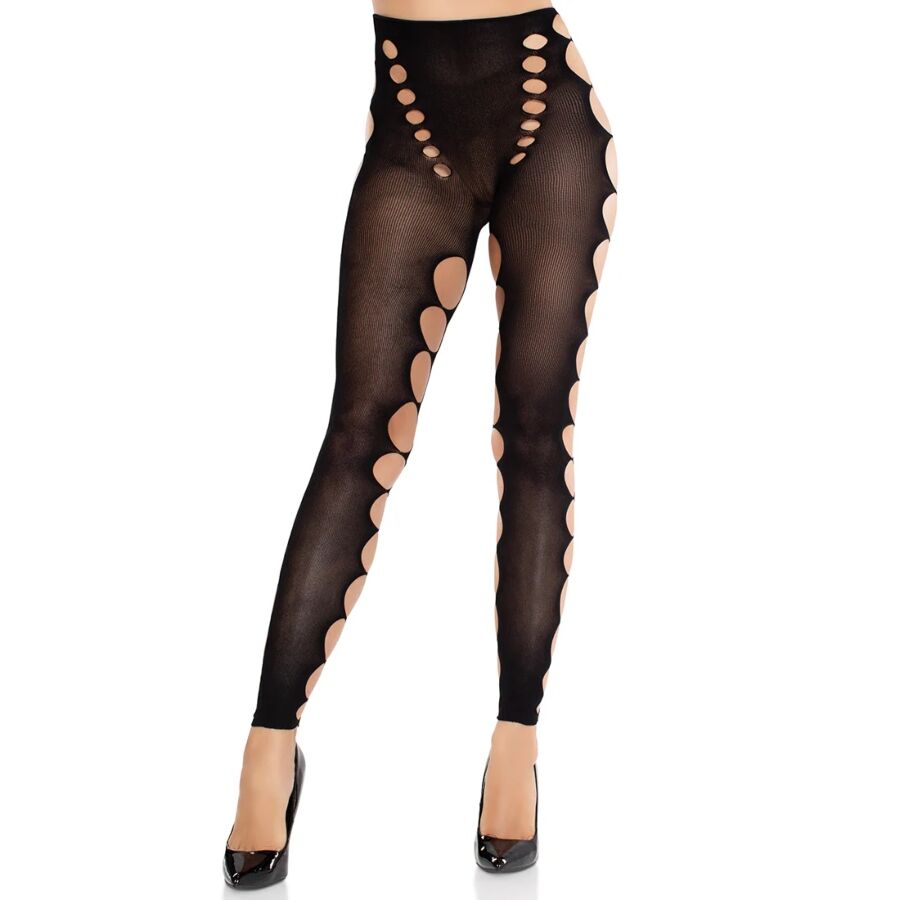 Leg avenue - medias opacas sin costuras con corte