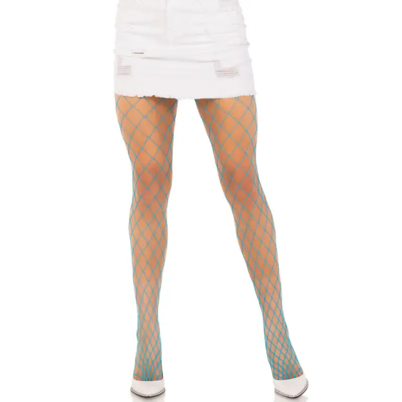 Leg avenue - pantimedias rejilla diamante rosa - — / ROSA