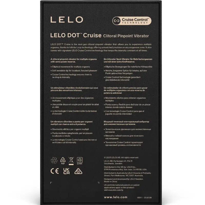 Lelo - dot cruise estimulador de clítoris amarillo - — / AMARILLO
