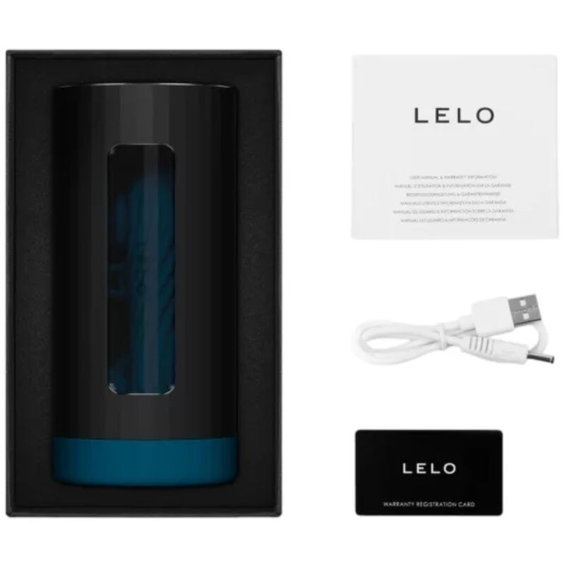 Lelo - f1s v3 masturbador masculino verde azulado xl