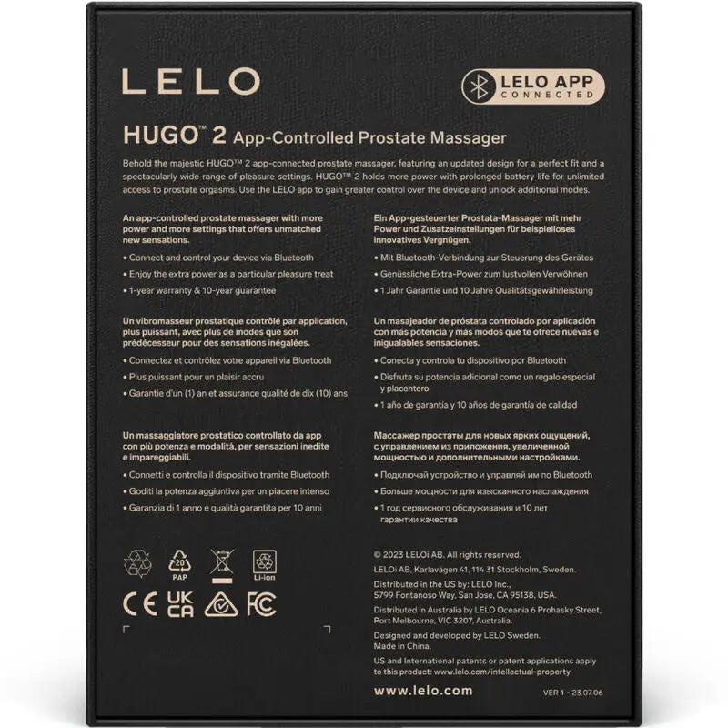 Lelo - hugo 2 masajeador de prostata verde - — / VERDE