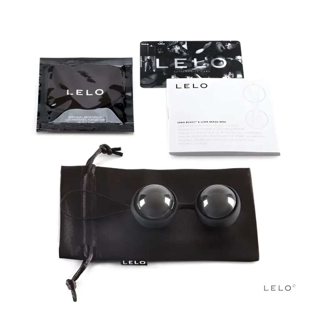 Lelo - luna beads noir bolas kegel