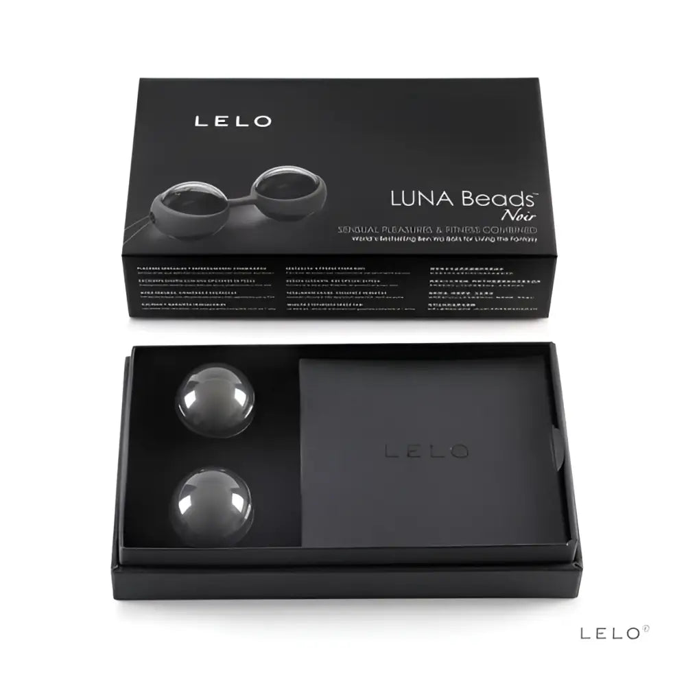 Lelo - luna beads noir bolas kegel