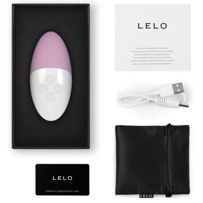 Lelo - siri 3 masajeador de clitoris rosa suave