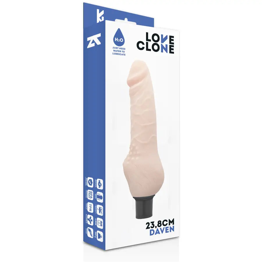 Loveclone - daven vibrador realístico self lubrication 23.8