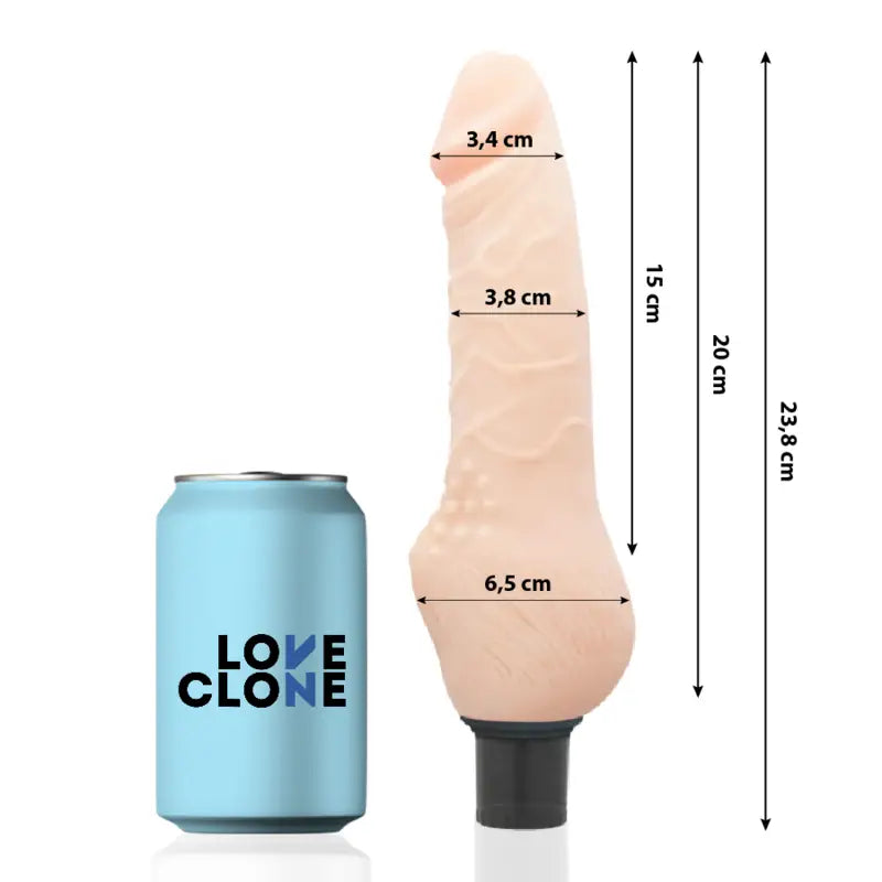 Loveclone - daven vibrador realístico self lubrication 23.8