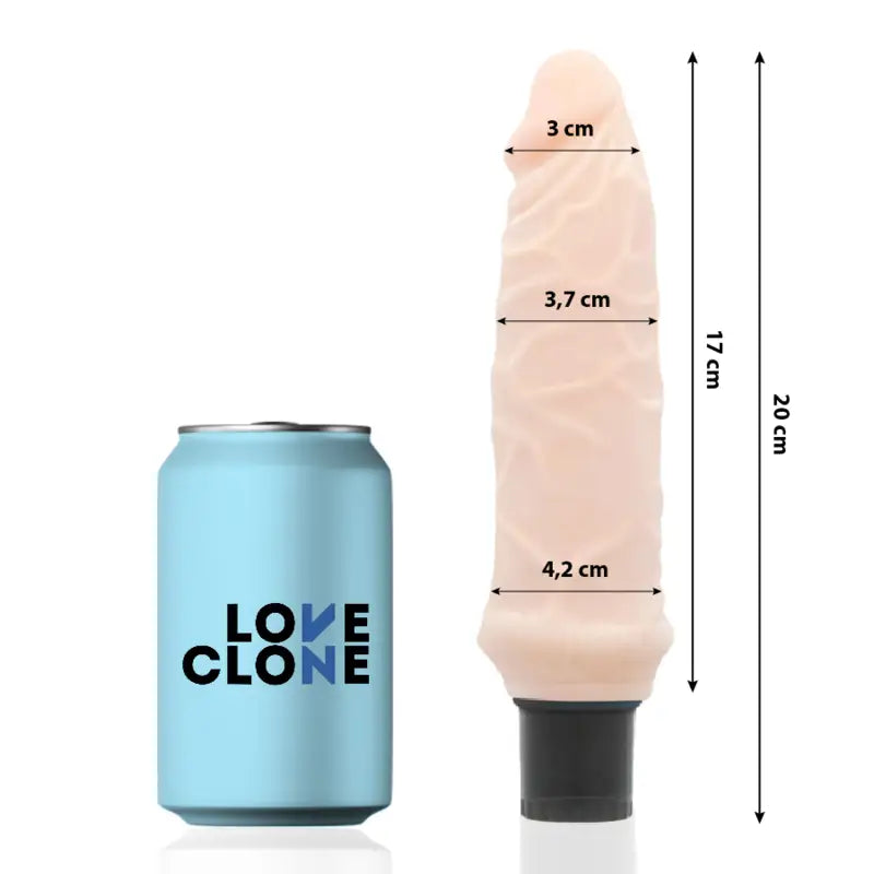 Loveclone - ivar vibrador realístico self lubrication 20 cm