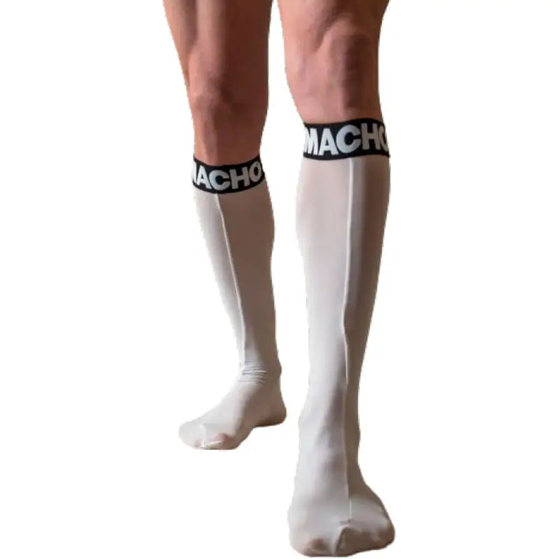 Macho - calcetines finos blanco talla única - — / BLANCO