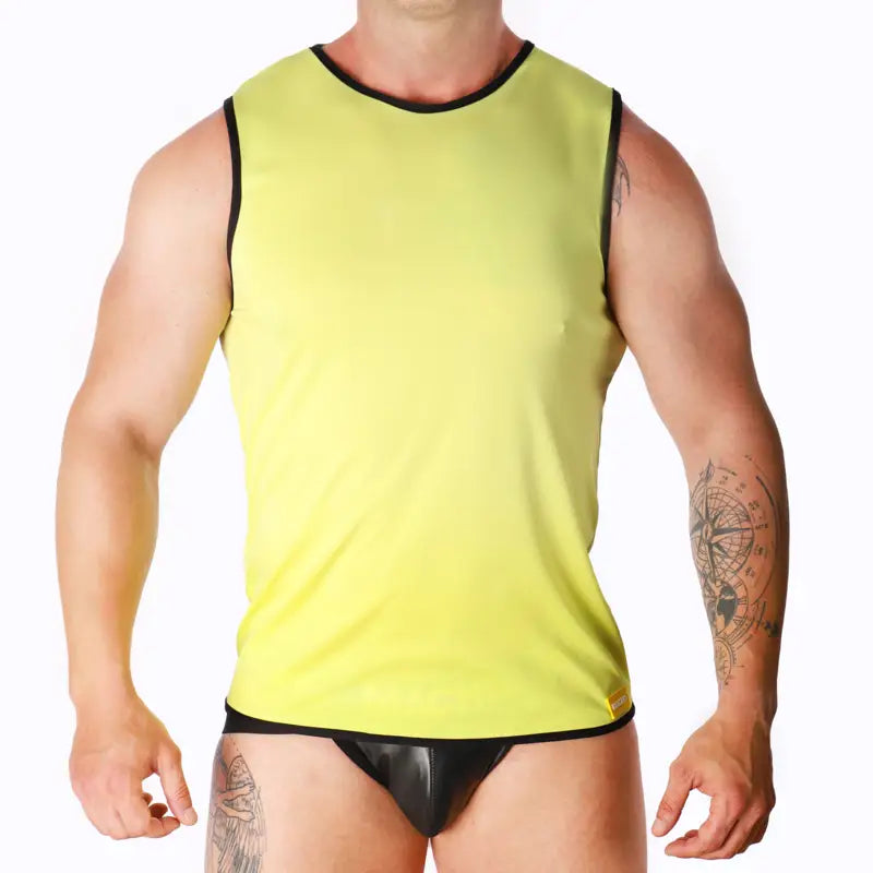 Macho - camiseta amarillo s/m - S/M