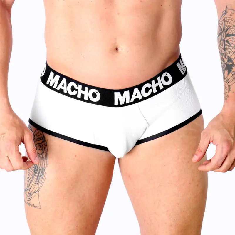 Macho - ms30bl slip blanco s - M