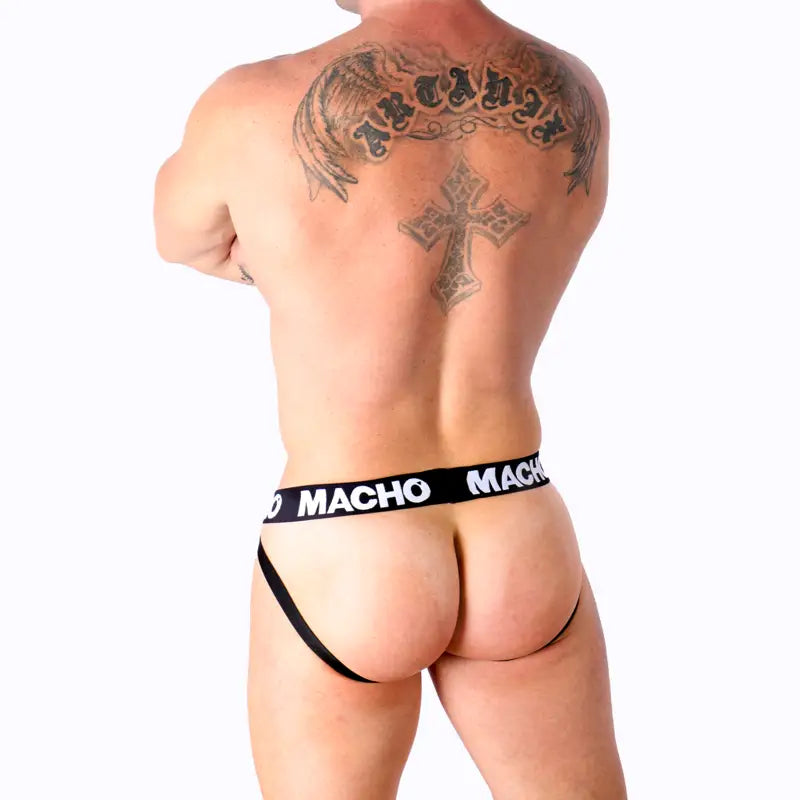 Macho - mx28fa jock amarillo s - L / ROSA NEON