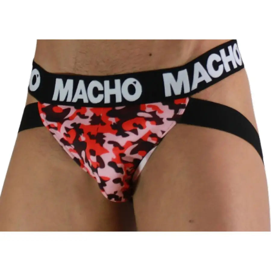 Macho - mx28mv jock militar verde s - L / ROJO