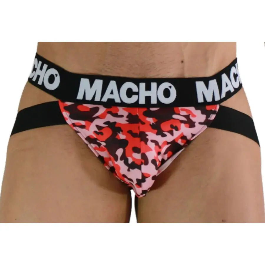 Macho - mx28mv jock militar verde s - XL / ROJO