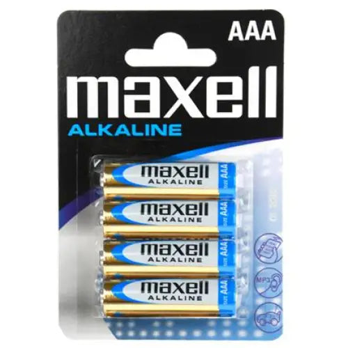 Maxell - battery alcalina aaa lr03 blister*4 eu