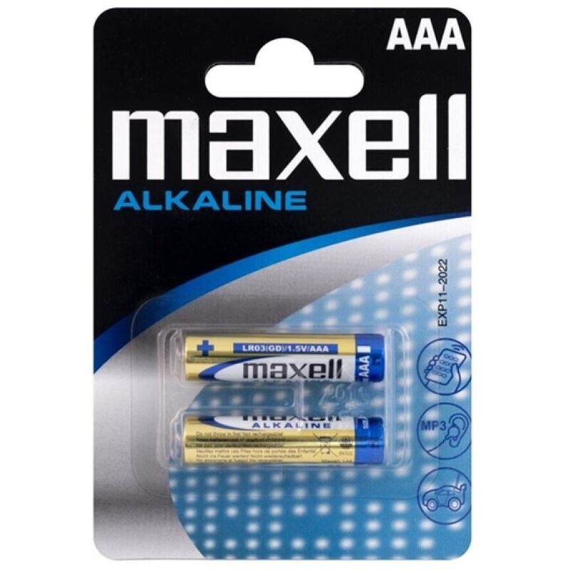 Maxell - pila alcalina aaa lr03 blister*2