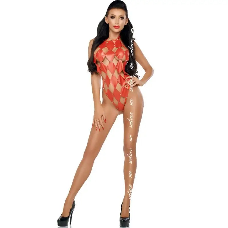 Me-seduce - gwen teddy rojo s/m - XXL/XXXL