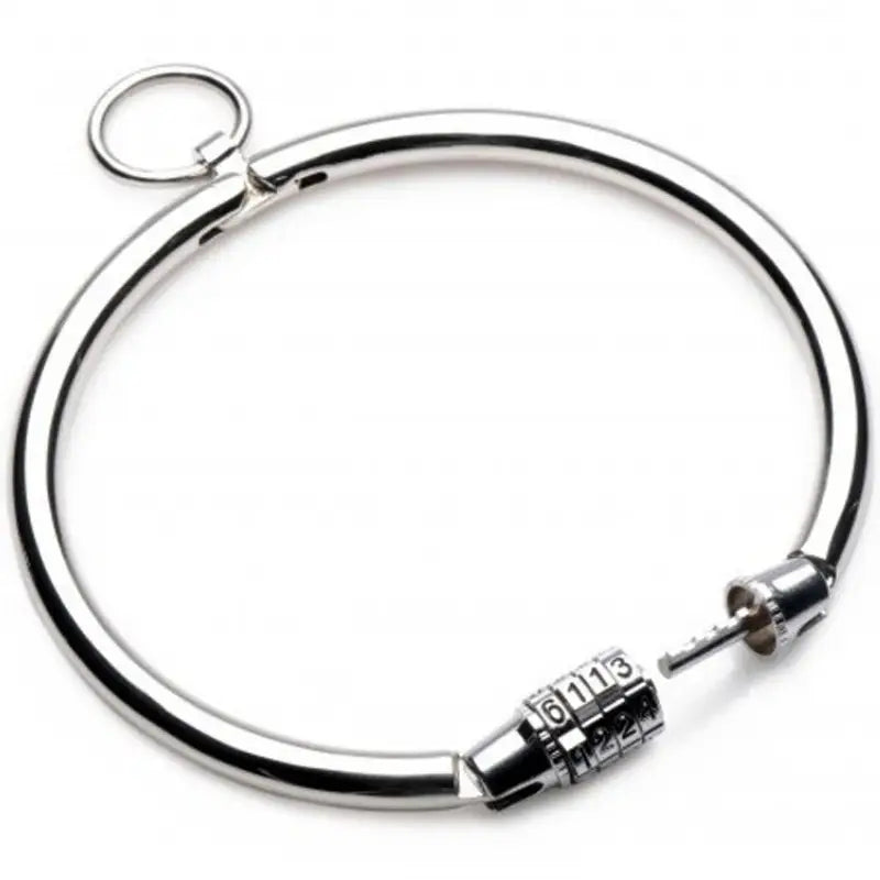 Metal hard - collar metal cierre por combinacion 12 cm