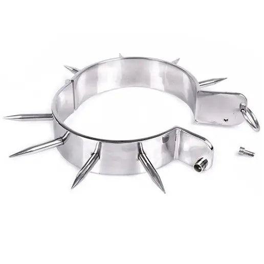 Metal hard - collar esclavo bdsm con puntas