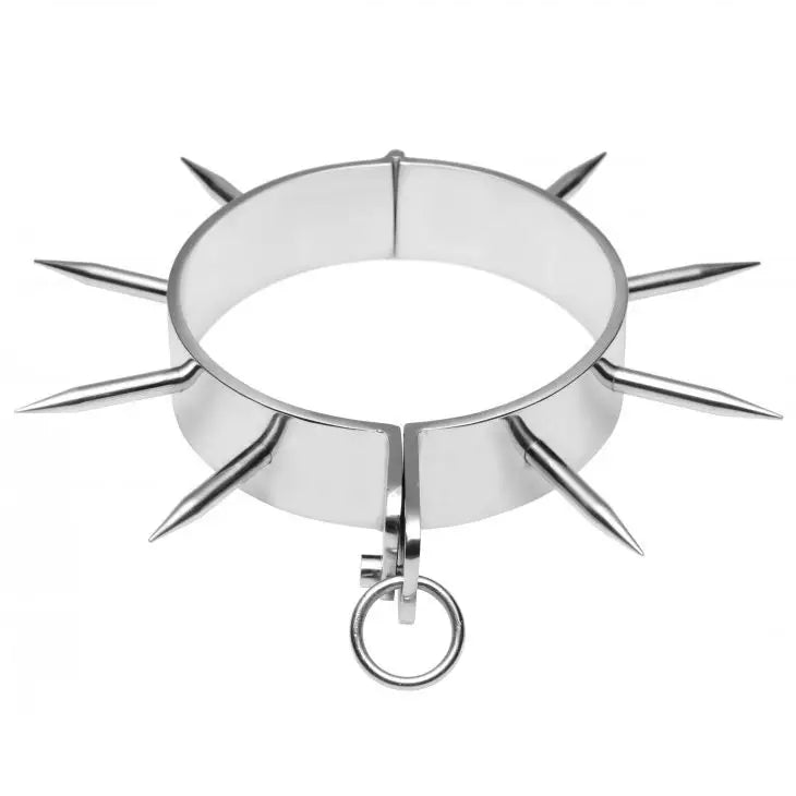 Metal hard - collar esclavo bdsm con puntas