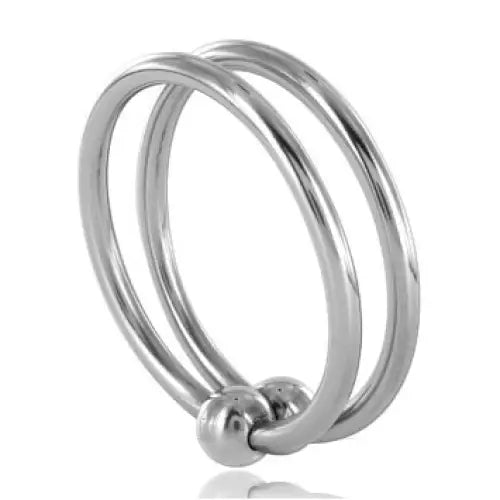 Metal hard - double glans ring 28mm