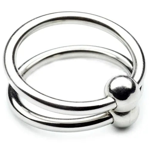 Metal hard - double glans ring 28mm