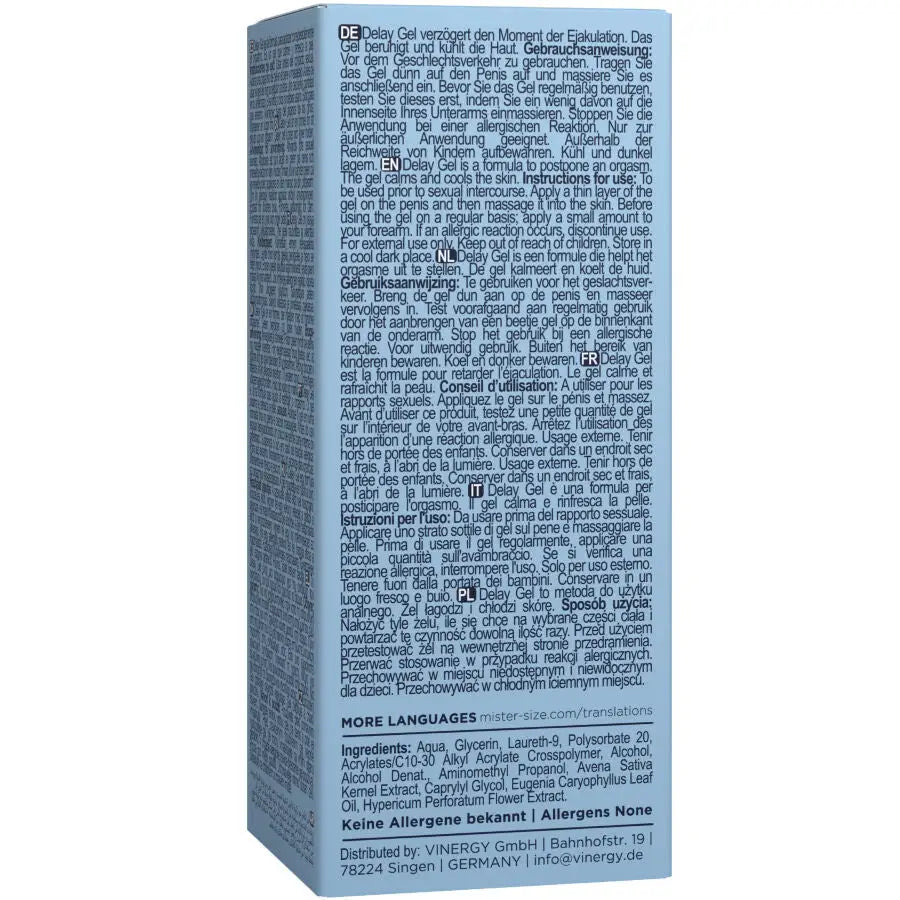Mister size - gel retardante 50 ml