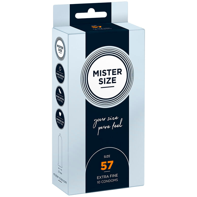 Mister size - preservativos talla l 57 mm (10 unidades)