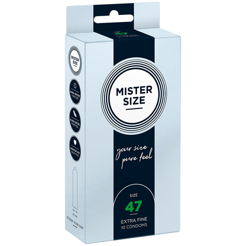 Mister size - preservativos talla xs 47 mm (10 unidades)