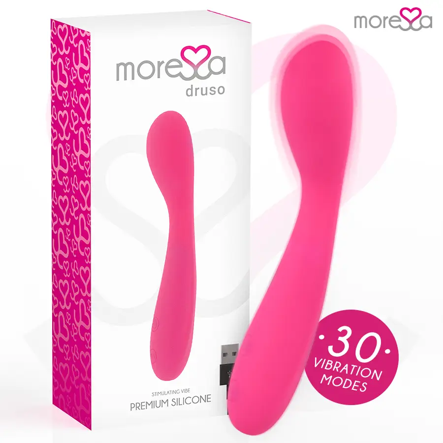 Moressa - druso masajeador duo punto g y suero pelvico