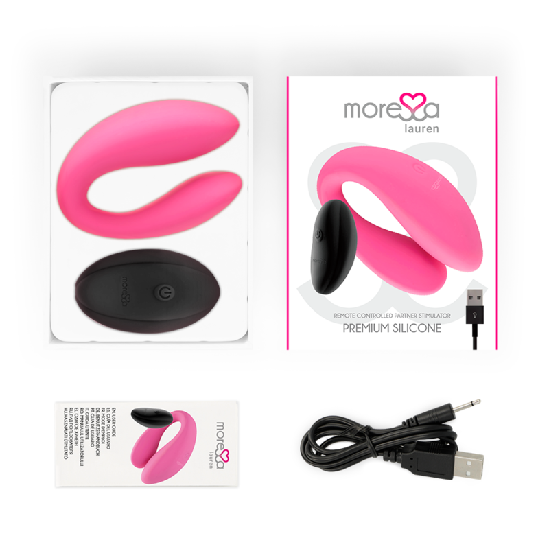 Moressa - lauren control remoto estimulador para parejas