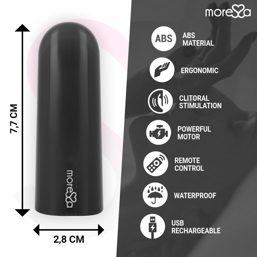 Moressa - nix potente vibrador multi juegos control remoto