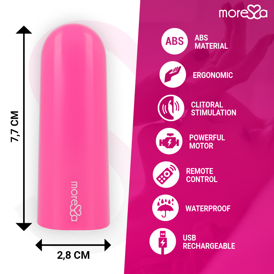 Moressa - nix potente vibrador multi juegos control remoto