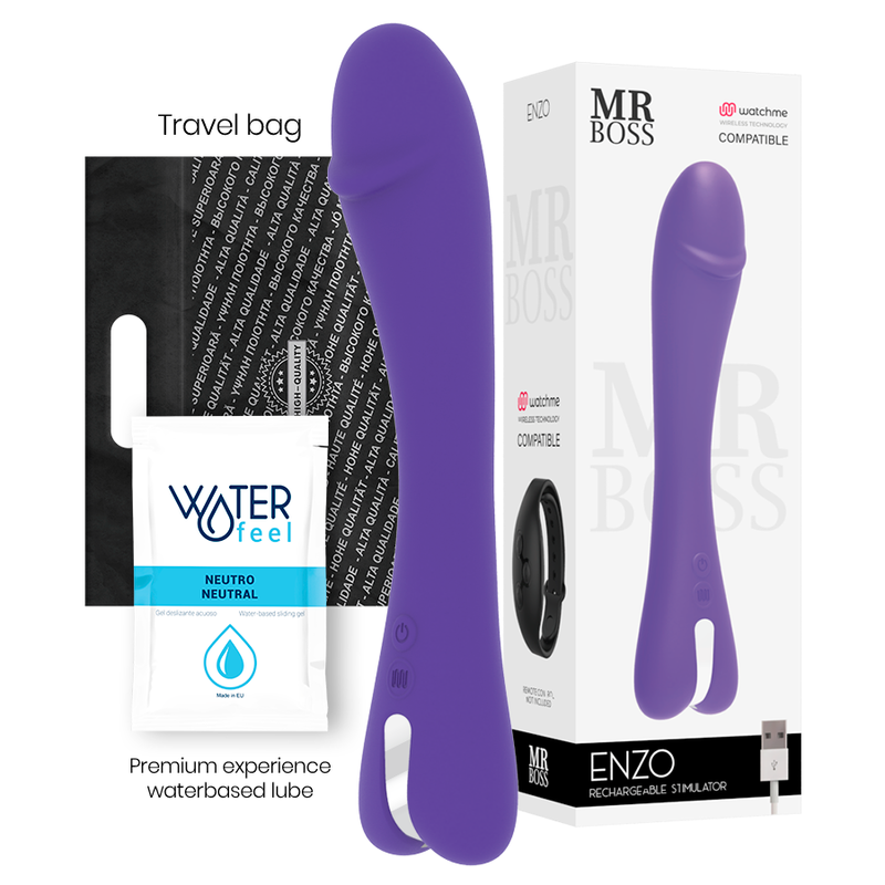 Mr boss - enzo vibrador compatible con watchme wireless