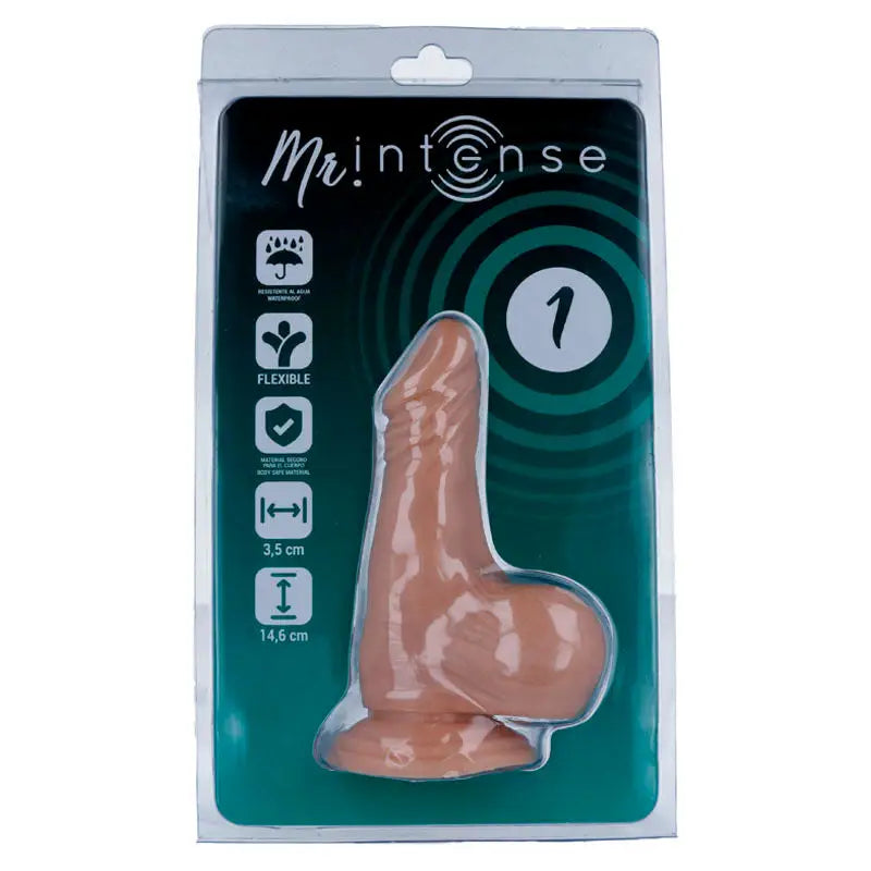 Mr intense - 1 pene realístico 14.6 cm -o- 3.5 cm