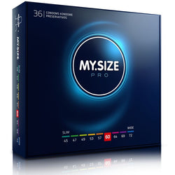 My size - pro preservativos 60 mm 36 unidades