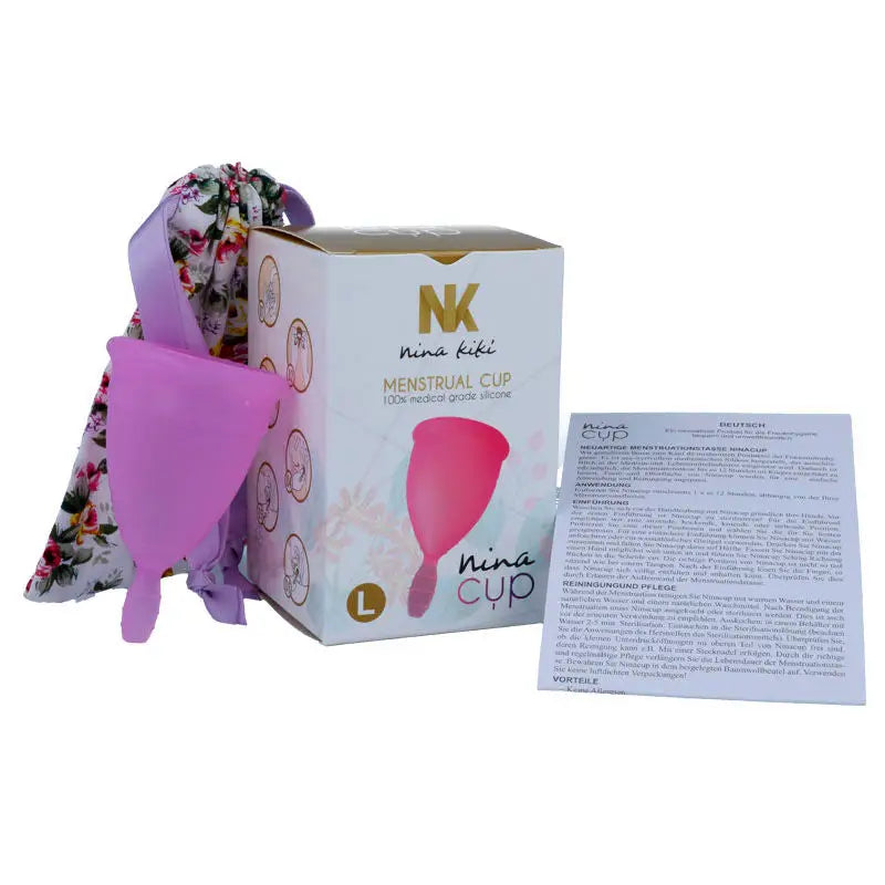 Nina kikí - copa menstrual lila - talla l