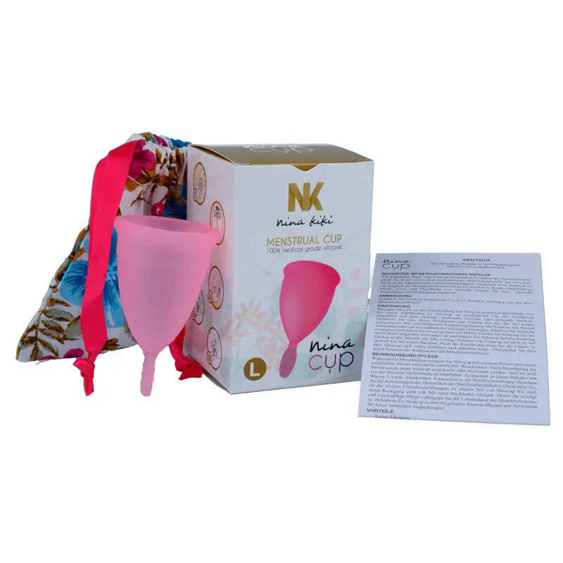 Nina kikí - copa menstrual rosa - talla l