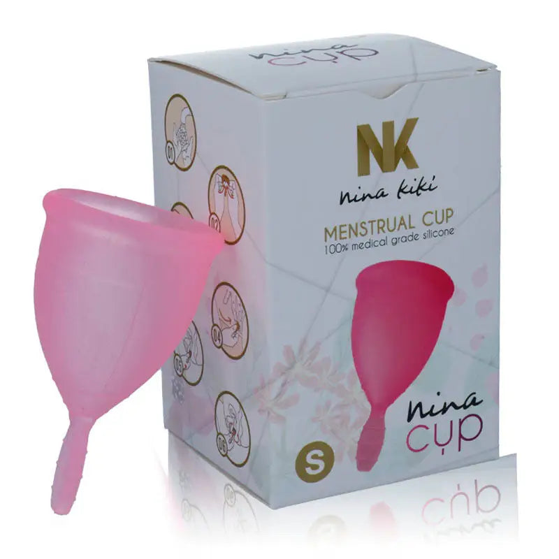 Nina kikí - copa menstrual rosa - talla s