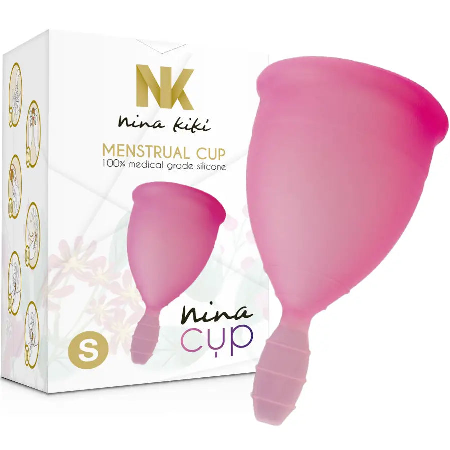 Nina kikí - copa menstrual rosa - talla s